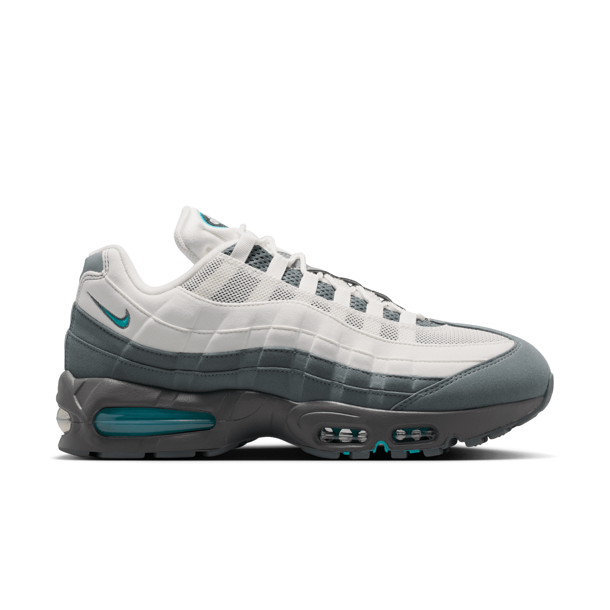 Nike Air Max 95 Big Bubble OG "Summit White/Dusty Cactus/Smoke Grey" Men's Shoe - WHITE/BLUE